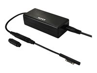 PORT Connect - Strömadapter - AC 100-240 V - 60 Watt - för Microsoft Surface Book, Go, Laptop, Pro (I mitten av 2017), Pro 3, Pro 4, Pro 6 900102