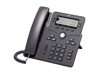 Cisco IP Phone 6851 - VoIP-telefon - SIP, SRTP - 4 linjer - träkol CP-6851-3PCC-K9=