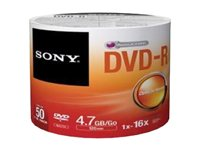 Sony 50DMR47SB - 50 x DVD-R - 4.7 GB (120 min) 16x - Tegel 50DMR47SB