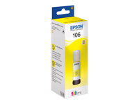 Epson 106 - 70 ml - gul - original - bläcktank - för EcoTank ET-7700, ET-7750, L7160, L7180; Expression Premium ET-7700, ET-7750 C13T00R440