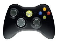 Microsoft Xbox 360 Wireless Controller for Windows - Spelkontroll - 16 knappar - trådlös - svart - för PC, Microsoft Xbox 360 JR9-00010