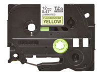 Brother TZe-C31 - Svart på fluorescerande gul - Rulle (1,2 cm x 5 m) 1 kassett(er) bandlaminat - för Brother PT-D210, D600, H110; P-Touch PT-1005, 1010, D450, D800, H110, P300, P900, P950 TZEC31