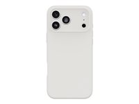 OtterBox Figura Series - Baksidesskydd för mobiltelefon - MagSafe-kompatibilitet - polykarbonatskikt, TPE (termaplastisk elastomer) - crema (white) - för Apple iPhone 17 Pro Max 77-000651