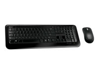 Microsoft Wireless Desktop 800 for Business - Sats med tangentbord och mus - trådlös - 2.4 GHz - nordisk - svart 5SH-00006