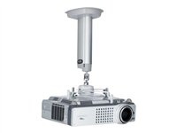 SMS Projector CL F700 w/SMS Unislide - Monteringssats (takmontering) - lutning och vridning - för projektor - silver, aluminium - takmonterbar AE014028