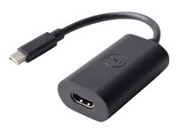 Dell - Videokort - Mini DisplayPort hane till HDMI hona - för Dell Mobile Projector M900; Inspiron 5559; Latitude 7275, E7240; Venue 8; XPS 12 9250 470-13629