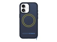 OtterBox Sole Series - Baksidesskydd för mobiltelefon - MagSafe-kompatibilitet - slitstark tyg - verkligt tyst (blå) - för Apple iPhone 17 77-99397