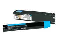 Lexmark - Extra lång livslängd - cyan - original - tonerkassett LCCP - för Lexmark C950DE, C950dte C950X2CG
