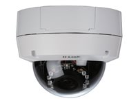 D-Link DCS 6511 - Nätverksövervakningskamera - kupol - utomhusbruk - vandalsäker/vädersäker - färg (Dag&Natt) - 1280 x 1024 - automatisk iris - varifokal - ljud - LAN 10/100 - MPEG-4, MJPEG, 3GPP, H.264 - DC 12 V / AC 24 V / PoE DCS-6511/E