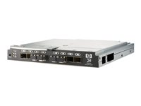 Brocade 8Gb SAN Switch 8/24c - Switch - Administrerad - 16 x 8 GB fiberkanal SFP (backplane) + 8 x 8Gb Fibre Channel SFP+ - insticksmodul AJ821B