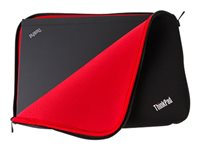 Lenovo ThinkPad Fitted Reversible Sleeve - Fodral för bärbar dator - 14" - svart, röd 4X40E48910