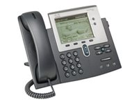 Cisco Unified IP Phone 7942G - VoIP-telefon - SCCP, SIP - silver, mörkgrå - med 1 x användarlicens CP-7942G-CH1