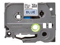 Brother TZe-551 - Svart på blått - Rulle (2,4 cm) 1 kassett(er) bandlaminat - för Brother PT-D600; P-Touch PT-2730, 3600, D600, D800, E550, H500, P700, P750, P900, P950 TZE551