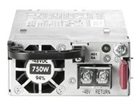 HPE Common Slot Power Supply Kit - Nätaggregat - hot-plug ( insticksmodul ) - -48 V - 750 Watt 636673-B21