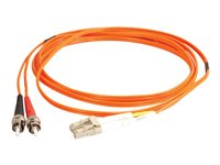 C2G - Patch-kabel - LC multiläge (hane) till ST-läge (multi-mode) (hane) - 15 m - fiberoptisk - 62,5/125 mikron 85078
