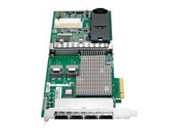 HPE Smart Array P812/1G FBWC - Kontrollerkort (RAID) - SATA 1.5Gb/s / SAS - 300 MBps - RAID 0, 1, 5, 6, 50, ADG, 0+1, 60 - PCIe 2.0 x8 - för ProLiant DL165 G7, DL360 G7; StorageWorks Network Storage System X1400 G2, X1600 G2 487204-B21