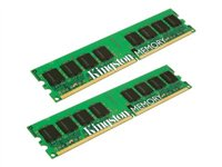 Kingston - DDR2 - sats - 8 GB: 2 x 4 GB - DIMM 240-pin - 667 MHz / PC2-5300 - registrerad - ECC KTH-XW9400K2/8G