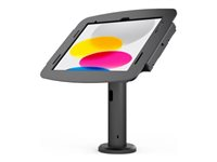 Compulocks iPad 10th-11th (A16) Gen Space Enclosure Tilting Stand 8" Black - Monteringssats (hölje, stångställ) - för surfplatta - kiosk - låsbar - höggradig aluminium - svart - skärmstorlek: 10.9" - monterbar på ytor - för Apple 10.9-inch iPad (10:e generation) TCDP01209IPDSB