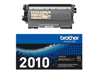 Brother TN2010 - Svart - original - tonerkassett - för Brother DCP-7055, DCP-7055W, DCP-7057, DCP-7057E, HL-2130, HL-2132, HL-2135W TN2010