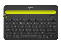 Logitech Multi-Device K480 - Tangentbord - Bluetooth - nordisk - svart 920-006362