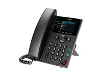 HP Poly VVX 250 - VoIP-telefon - 3-riktad samtalsförmåg - SRTP, SIP, SDP, RTP - 4 linjer - svart - offentliga sektorn GSA - TAA-kompatibel 89B64AA#AC3
