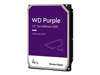 WD Purple WD40PURX - Hårddisk - 4 TB - inbyggd - 3.5" - SATA 6Gb/s - buffert: 64 MB - för My Cloud EX2; EX4 WD40PURX