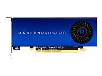 AMD Radeon Pro WX 3200 - Grafikkort - Radeon Pro WX 3200 - 4 GB GDDR5 - PCIe 3.0 x16 låg profil - 4 x Mini DisplayPort 100-506115