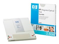 HPE - Magnetoptisk disk - 2.6 GB - Mac / PC - för StorageWorks 600mx Optical Jukebox, 700mx Optical Jukebox 92280F