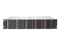 HPE StorageWorks Disk Enclosure D2700 - Kabinett för lagringsenheter - 25 fack (SATA-300 / SAS-2) - HDD 450 GB x 25 - kan monteras i rack - 2U BK767A