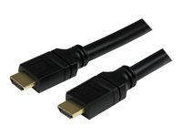 StarTech.com 50 ft Plenum-Rated High Speed HDMI Cable M/M Ultra HD 4k x 2k - HDMI-kabel - HDMI hane till HDMI hane - 15.2 m - skärmad - svart HDPMM50