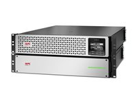 APC Smart-UPS On-Line - UPS (kan monteras i rack) - AC 220/230 V - 2700 Watt - 3000 VA - USB, Ethernet 10/100/1000, serial - utgångskontakter: 8 - 4U - 1.83 m sladd - svart, silver - med APC UPS Network Management Card SRTL3000RM4UXLI-NC