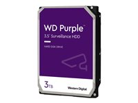WD Purple WD30PURX - Hårddisk - 3 TB - inbyggd - 3.5" - SATA 6Gb/s - buffert: 64 MB - för My Cloud EX2; EX4 WD30PURX