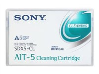 Sony SDX-5-CL - AIT 5 - rengöringskassett - för AIT e1040s, i1040s; AIT Library LIB 162/A5 SDX5CLN