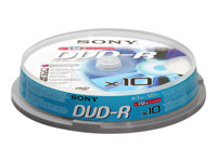 Sony DMR-47 - 10 x DVD-R - 4.7 GB (120 min) 16x - spindel 10DMR47BSP