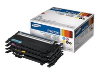 Samsung CLT-P4072C Rainbow kit - 4-pack - svart, gul, cyan, magenta - original - tonerkassett - för CLP-320, 320N, 325, 325W; CLX-3185, 3185FN, 3185FW, 3185N, 3185W CLT-P4072C/ELS