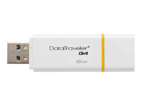 Kingston DataTraveler G4 - USB flash-enhet - 8 GB - USB 3.0 - gul DTIG4/8GB