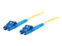 C2G - Patch-kabel - LC enkelläge (hane) till LC enkelläge (hane) - 10 m - fiberoptisk - 9 / 125 mikrometer - gul 85436