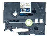 Brother TZe-RN34 - Guld på marinblå - Rulle (1,2 cm x 4 m) 1 kassett(er) bandtejp - för Brother PT-D600, H110; P-Touch PT-D450; P-Touch Cube PT-P300; P-Touch Embellish PT-D215 TZERN34