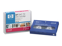 HPE - DAT-72 - 36 GB / 72 GB - blå - för HPE DAT 72; StorageWorks DAT 160, DAT 72; StorageWorks Rack-Mount Kit DAT 160 C8010A