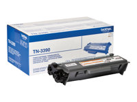 Brother TN3390 - 2-pack - svart - original - tonerkassett - för Brother DCP-8250DN, HL-6180DW, HL-6180DWT, MFC-8950DW, MFC-8950DWT TN3390TWIN