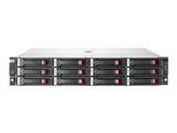 HPE StorageWorks Disk Enclosure D2600 - Kabinett för lagringsenheter - 12 fack (SATA-300 / SAS-2) - HDD 3 TB x 6 - kan monteras i rack - 2U QK766A