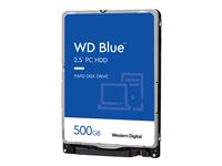 WD Blue WD5000LPVX - Hårddisk - 500 GB - inbyggd - 2.5" - SATA 6Gb/s - 5400 rpm - buffert: 8 MB WD5000LPVX