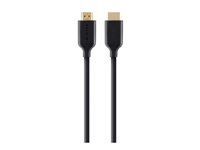 Belkin High Speed HDMI Cable with Ethernet - HDMI-kabel med Ethernet - HDMI hane till HDMI hane - 2 m - stöd för 4K F3Y021BT2M