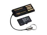 Kingston USB microSD Reader - Kortläsare (microSD, microSDHC) - USB 2.0 FCR-MRG2