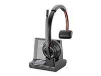 Poly Savi 8210 Office - Savi 8200 series - headset - på örat - DECT / Bluetooth - trådlös - aktiv brusradering - svart - Zoomcertifierad 8D3K5AA