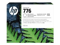 HP 776 - 500 ml - hög kapacitet - glansförstärkare - original - DesignJet - bläckpatron - för DesignJet Z9+ Pro 1XB06A