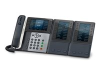 HP Poly Edge E550 - VoIP-telefon med nummerpresentation/samtal väntar - 3-riktad samtalsförmåg - SIP, SDP - midnattsblå, vit 82M91AA