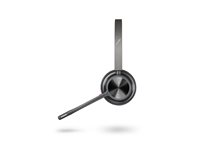 HP Poly Voyager 4320 - Voyager 4300 series - headset - på örat - Bluetooth - trådlös, kabelansluten - USB-C - svart - Certifierad för Microsoft-teams, Zoomcertifierad 76U50AA
