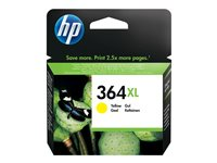 HP 364XL - Lång livslängd - gul - original - bläckpatron - för Deskjet 35XX; Photosmart 55XX, 55XX B111, 65XX, 7510 C311, 7520, Wireless B110 CB325EE#ABB