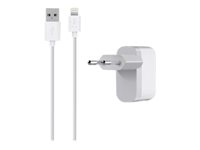 Belkin Home Charger with Charge-Sync Cable - Strömadapter - 5 Watt (USB) - vit F8J100VF04-WHT